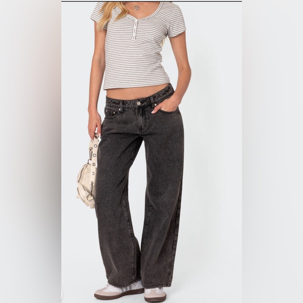 Edikted raelynn washed low rise jeans